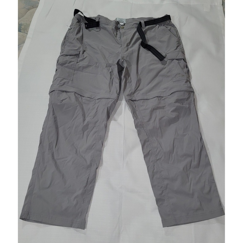 LL Bean Tropicwear Pants Men XXL Zip-Leg Convertible Lightweight Pants #512806